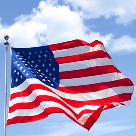 ZHECHUANG American flags for outside 3x5 Feet,Breeze Series 3x5 US Flag - brightly colored, Anti-Fading Design for Patriots, Military Families, and Veterans