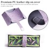 QIELIZI Hand Towels Box Cover,PU Leather Tissue Box Cover Holder