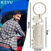 KEYU Guardian Angel Keyring Truck with 2 Texts to Choose