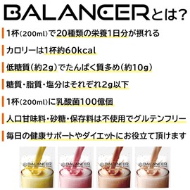 BALANCER バランサー 510g チョコレート風味 30杯分 20種類の栄養1日分が摂れる 栄養ドリンク 人工甘味料不使用 置き換えダイエット