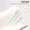 RETTACY Notebook A5 Squared, Bullet Journal with 100 g/m² Thick