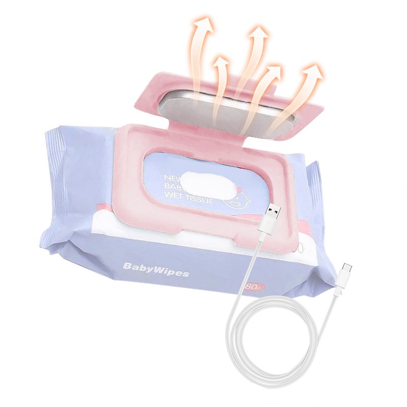 Baby Wipe Warmer Portable Baby Wet Wipes Warmer Heater USB