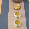 NOELAMOUR Coaster Brass Metal Gold 3D Round Stylish Vintage Diameter