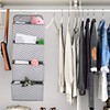 MaoXinTek Over Door Hanging Storage Organizer 4 Pocket Wall Mount