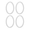 CYTGOUPER 4 PCS Silicone Distiller Sealing Rings,Countertop Distiller Gasket,High Temperature
