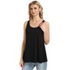 Ymmchy Women's Tank Top with Integrated Bra Vests Stretch Loose