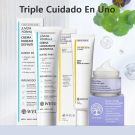 3pc Rutina Hidratante Reafirma Revitalift Crema Ojos Facial Normal Día/noche