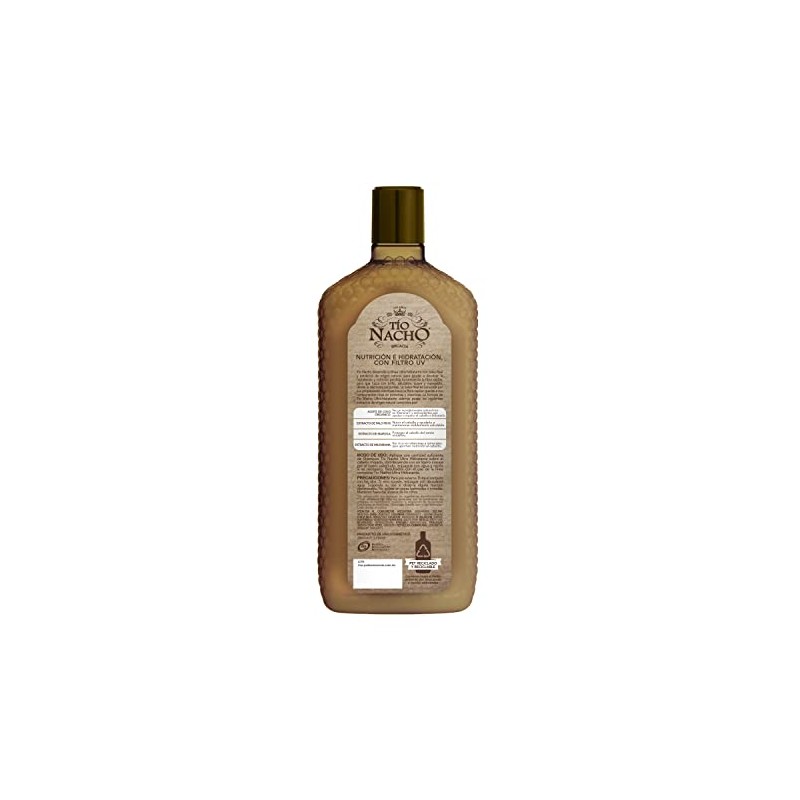 TIO NACHO Shampoo Ultra Hidratante, Devuelve al cabello el 100