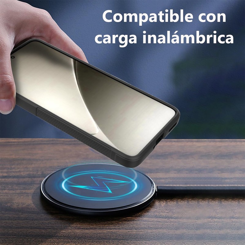 QWYJ Funda para Motorora Moto G24 Power Case Uso Rudo,