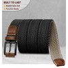 Men Belt Rerversible-BULLIANT Golf Belt Stretch Braided for Gift Men