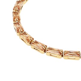 NOELANI Armband Edelstahl Damen Armschmuck, mit Zirkonia synth., 16+3 cm, Weiß, Kommt in Schmuck Geschenk Box, 2039652