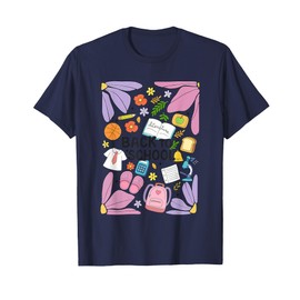 Back to School Essentials - Cute Colorful School Supplies T-Shirt