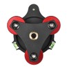 Andoer Tripod Leveling Base Leveler Tri-wheel Leveler with Bubble Level