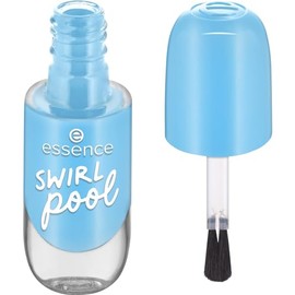 essence gel nail colour, nail polish, no. 42, blue, long-lasting, express result, quick-drying, shiny, acetone-free, vegan, no microplastic particles, no preservatives, pack of 1 (8 ml)