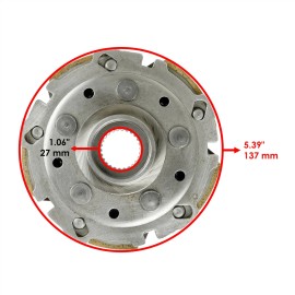 Caltric Wet Clutch Carrier Shoes for Kawasaki Teryx 4 800 KTR800 2014 - 2020 Centrifugal