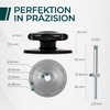 20 round buttons with rivets, tarpaulin buttons, perfect for attaching