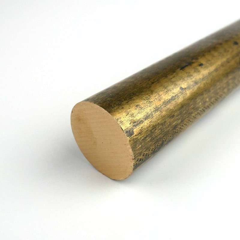 360 Brass Round Bar, Unpolished (Mill) Finish, Extruded, H02 Temper,