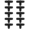 Tee Connector,10Pcs 8/11 Barbed Tee with Lock Pipe Connector 3-Way