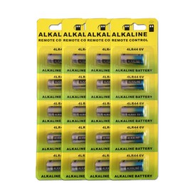 20pcs/4pack 4LR44 6V Dry Alkaline Battery Cells Car Remote Toys 28A 4AG13 544 L1325 4A76 Battery