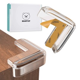 BEARTOP Tesa Corner Protection Edges Babies & Elderly People Residue-free Removal Crystal Clear and Inconspicuous Edge Protection Transparent Table Corner Protection Furniture Edge Protection with