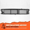 HECASA Lower Active Grille Shutter W/O Motor Compatible with 2017-2020