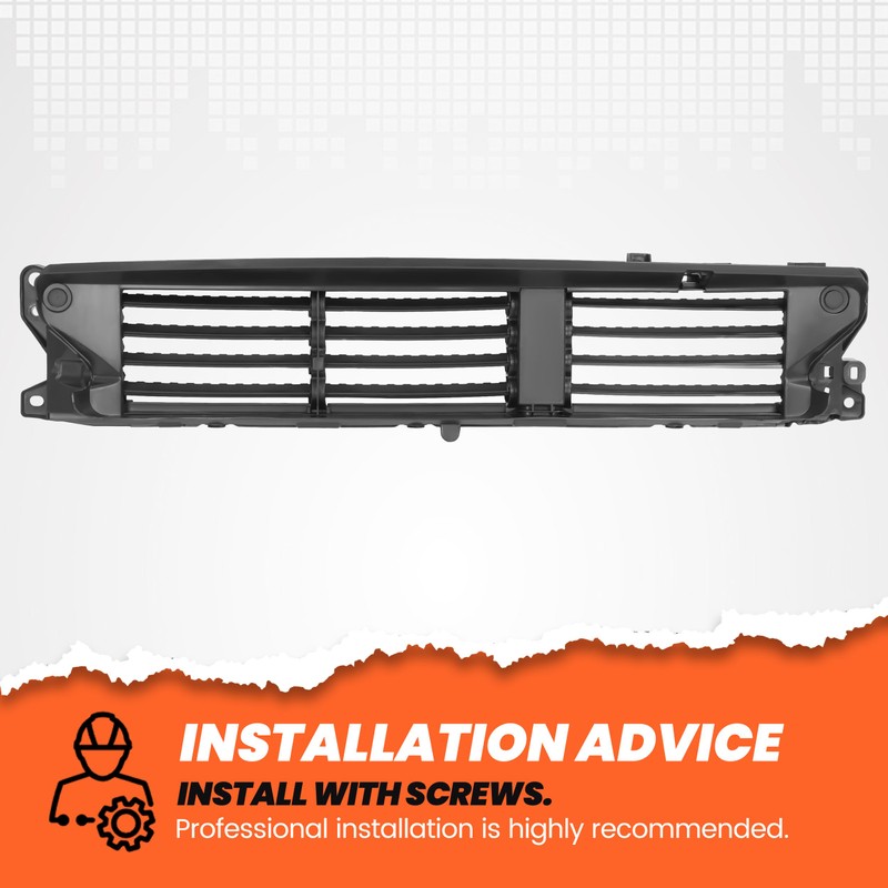 HECASA Lower Active Grille Shutter W/O Motor Compatible with 2017-2020