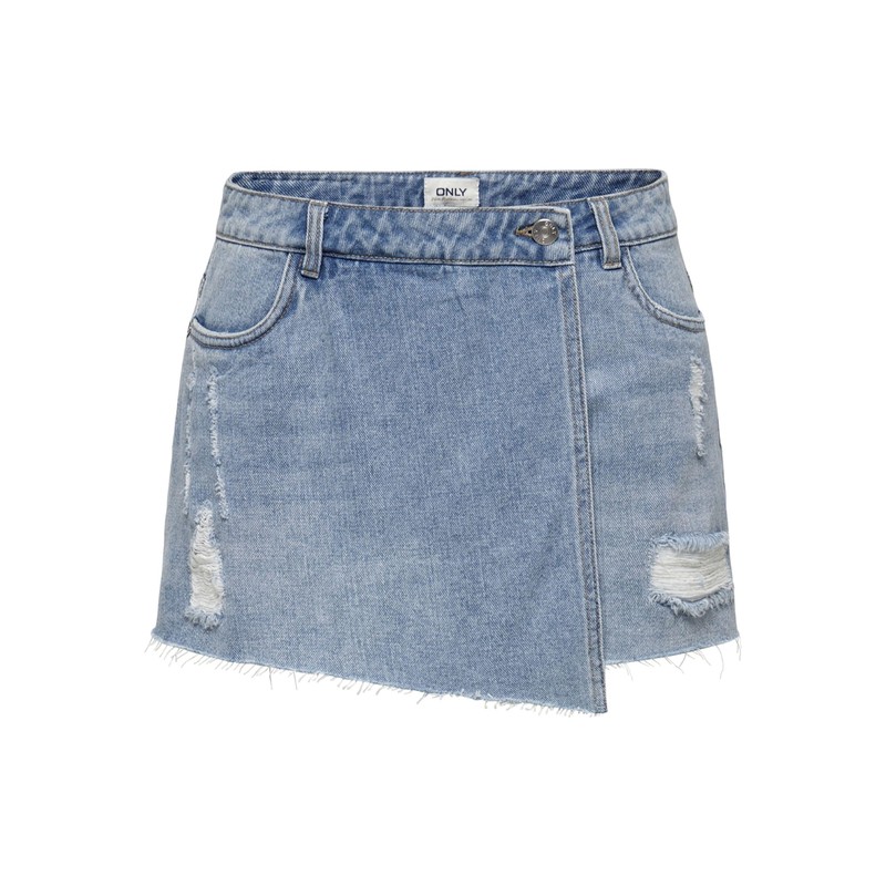 ONLY Female Rock Onltexas Skirt, Light blue (light blue denim)