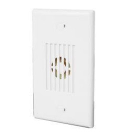 WHEELOCK MIZ-24S-W - Mini Horn,Wall,24 VDC,Temporal/Continuous,WH