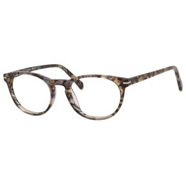 Calabria Esq 1510 Oval Reading Glasses +0.75 Olive Green Amber Brown Men Women