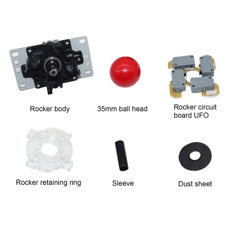 Arcade Joystick Gamepad DIY Joystick Arcade Game Fighting Stick Replacement