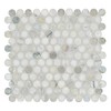 MSI Cloudland Round Pattern Polished Marble Mosaic Floor and Wall