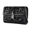 Coccinelle Magic 2Nite Paillettes Clutch Bag Noir/Noir, Black / black