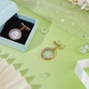 SUPERFINDINGS 2Pcs Bowknot Bouquet Photo Locket Charms Alloy Bridal Brooches
