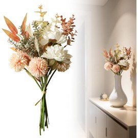 Hermoso Ramo de Flores Secas Artificiales Vintage, Flores de Simulación, Arreglos Florales Artificiales Elegantes, para Boda, Decoración Interior, Arreglos Florales