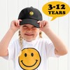 SONMONY Smiley Face Toddler Baseball Cap Boy Baseball Hats Kids