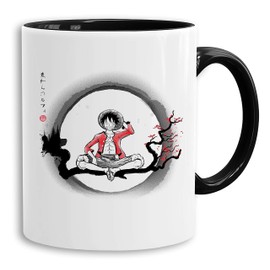 Ruffy Chill - Cup Coffee Pot Gift Son Ruffy Luffy Zoro Saitama One Dragon Master Goku Ball Vegeta Zoro Piece Db, Farbe2:White