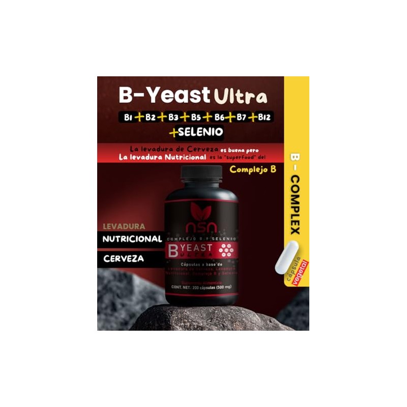 NSN | Complejo B + Selenio | B Yeast ULTRA