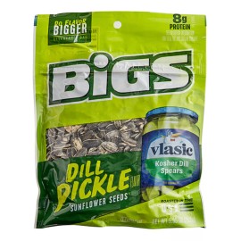 FixtureDisplays BIGS Vlasic Dill Pickle Flavored Whole Sunflower Seeds 5.35 oz. WS-999BIG220