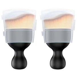 2pcs Car Interior Cleaning Tool Brush with Cover, Car Interior Brushes Soft Bristles Detailing Dusting Brush Curved Crevice Beauty Brush for Car Dashboard, Screen, Scratch-Free Cleaning Brush.