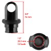 Caltric Front Drive Shaft Input Yokes and U-Joint Fits Arctic