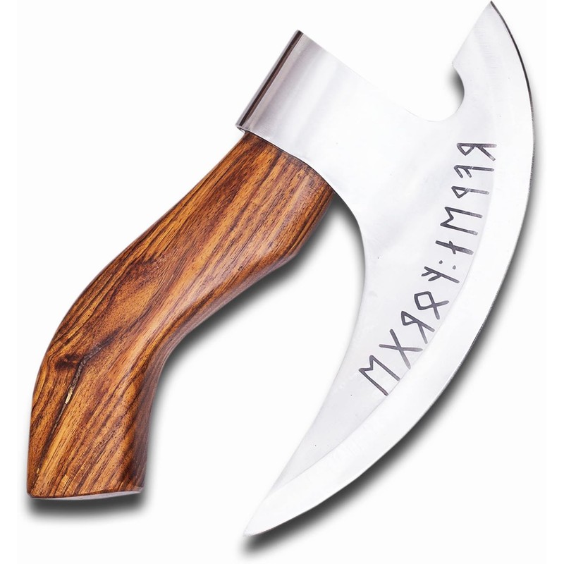 Viking Pizza Axe with Sheath, Viking Butcher Axe, Viking Pizza