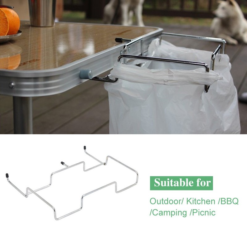 AlomeJOR Garbage Bag Rack Large Capacity Tableside Rack Trash Bag