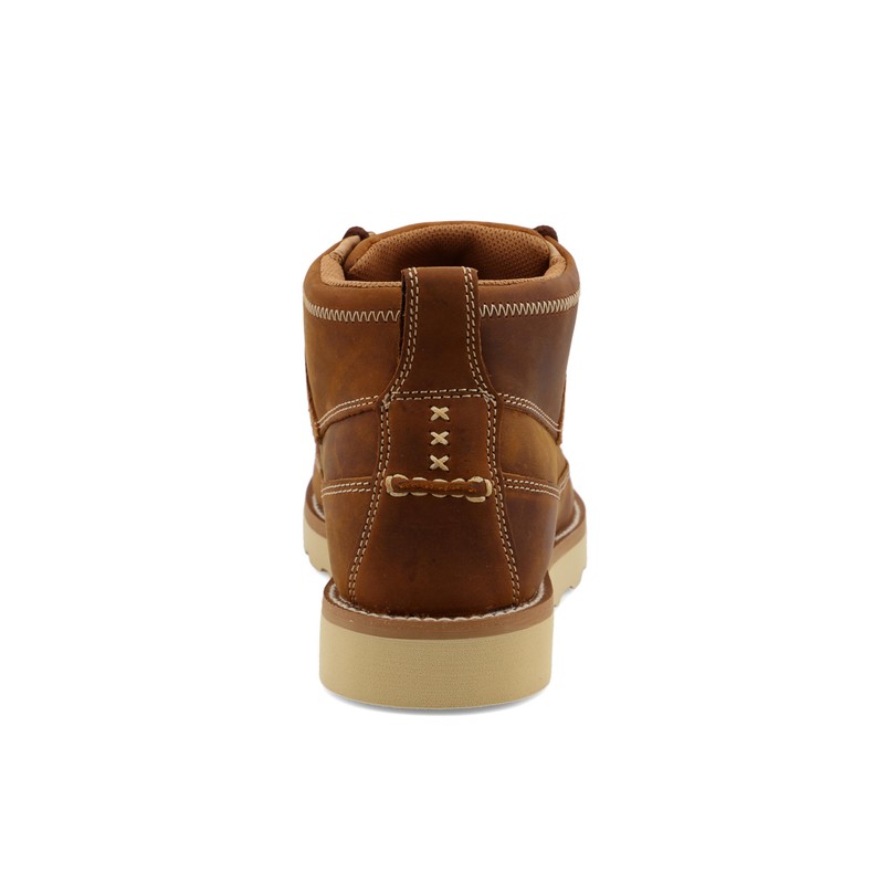 Twisted X Men's 4" Work Wedge Sole Boot, Round Toe