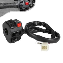 BAOUFF Dirt Bike Handlebar Switch for Hawk 250,Left Electric Motorcycle Light Turn Signal Horn Button for Hawk250