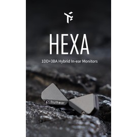 Truthear Hexa 1DD+3BA Hybrid Structure PU+LCP Diaphragm of Dynamic Driver 0.78 2Pin Cable Flexible Expansibility DLP in-Ear Monitors Headphone (Hexa)