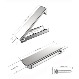 RV Door Catch Set RV Storage Door Latch RV Compartment Door Latch, Camper Baggage Door Latch Heavy Duty Stainless Steel for RV, Trailer, Camper, Motorhome, Cargo, and Trailer (5 Pack)