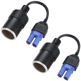 Greluma 2 Stk EC5-Zigarettenanzünder-Adapter für Mini-Autobatterie-Booster, EC5-Mini-Auto-Starthilfe
