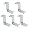 Bivethoi 5 Pcs Over The Door Hooks,Z-Shaped Reversible Sturdy Hanging