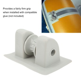 PVC Anchor Tie Off Patch Anchor Holder Wheel Anchor Row Roller Boating Inflatable Boats Kayaks Dinghy Accessories Dinghy Anchor Holder (White)