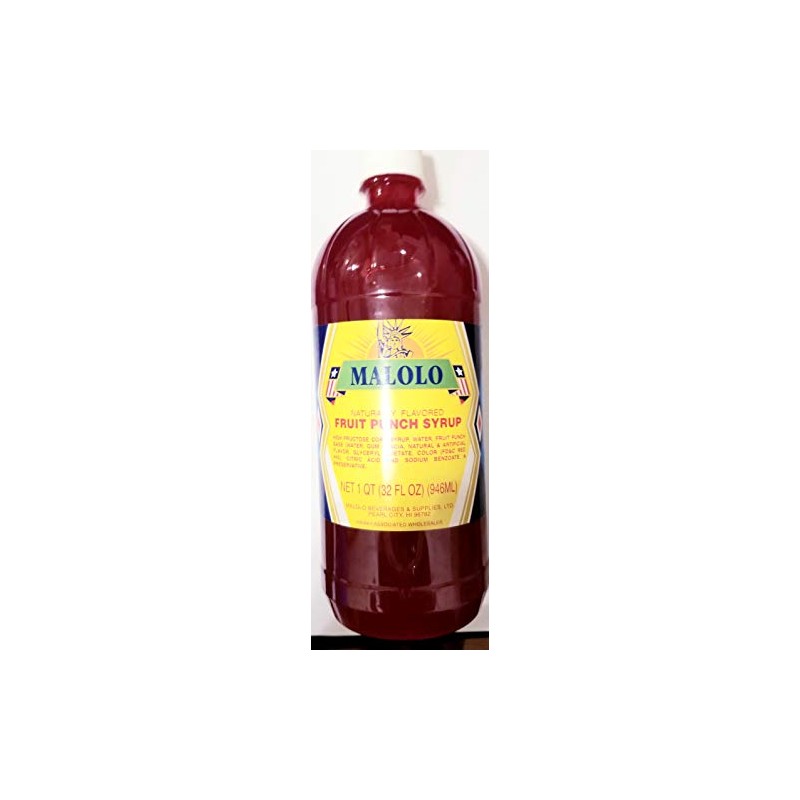 Malolo Hawaiian Fruit Punch Syrup
